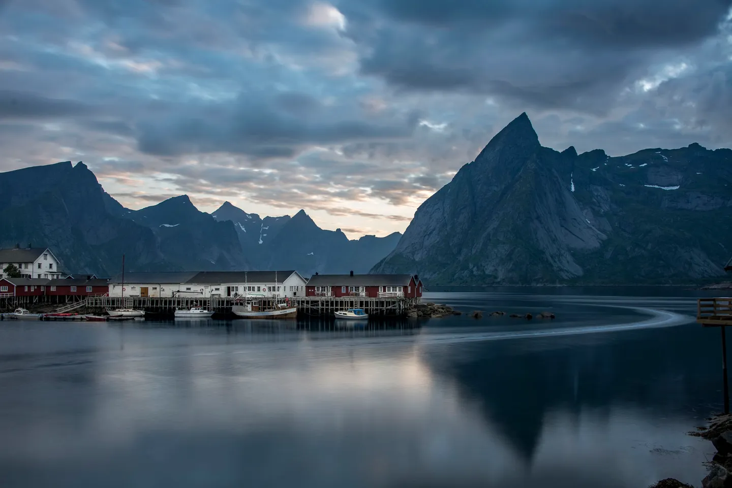 The fishing village of Å at the southern end of the Lofoten archipelago.