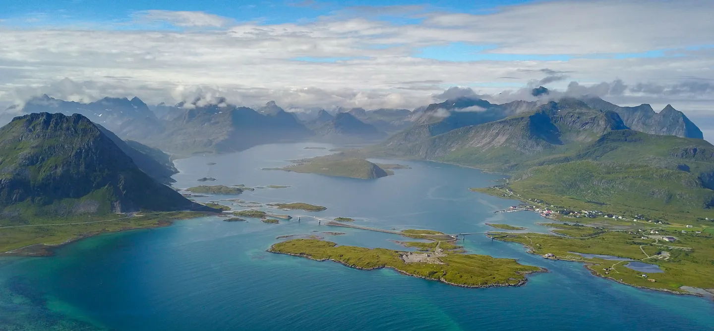 Travel photograph titled “Lofoten Road” from the roads series.